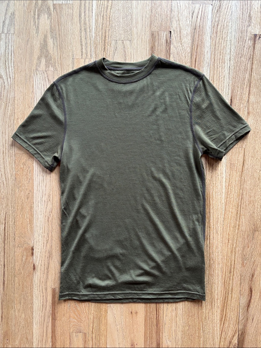 Merino Wool Short Sleeve Crewneck T-Shirt